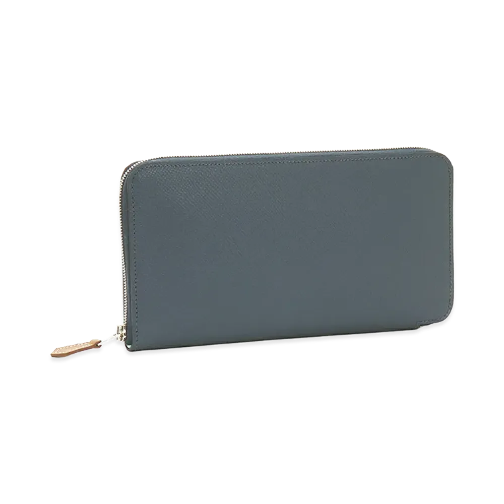 Hermes Azap Silk'In Long Veau Epsom "Navy"