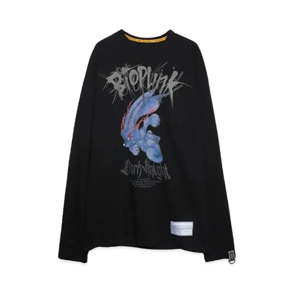 beauty:beast DARK KNIGHT L/S TEE "BLACK"