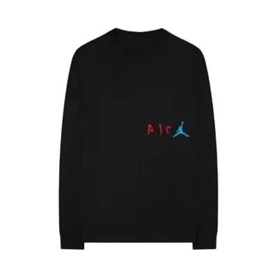 Travis Scott Cactus Jack x Nike Jordan Cactus Jack L S Tee "Black"