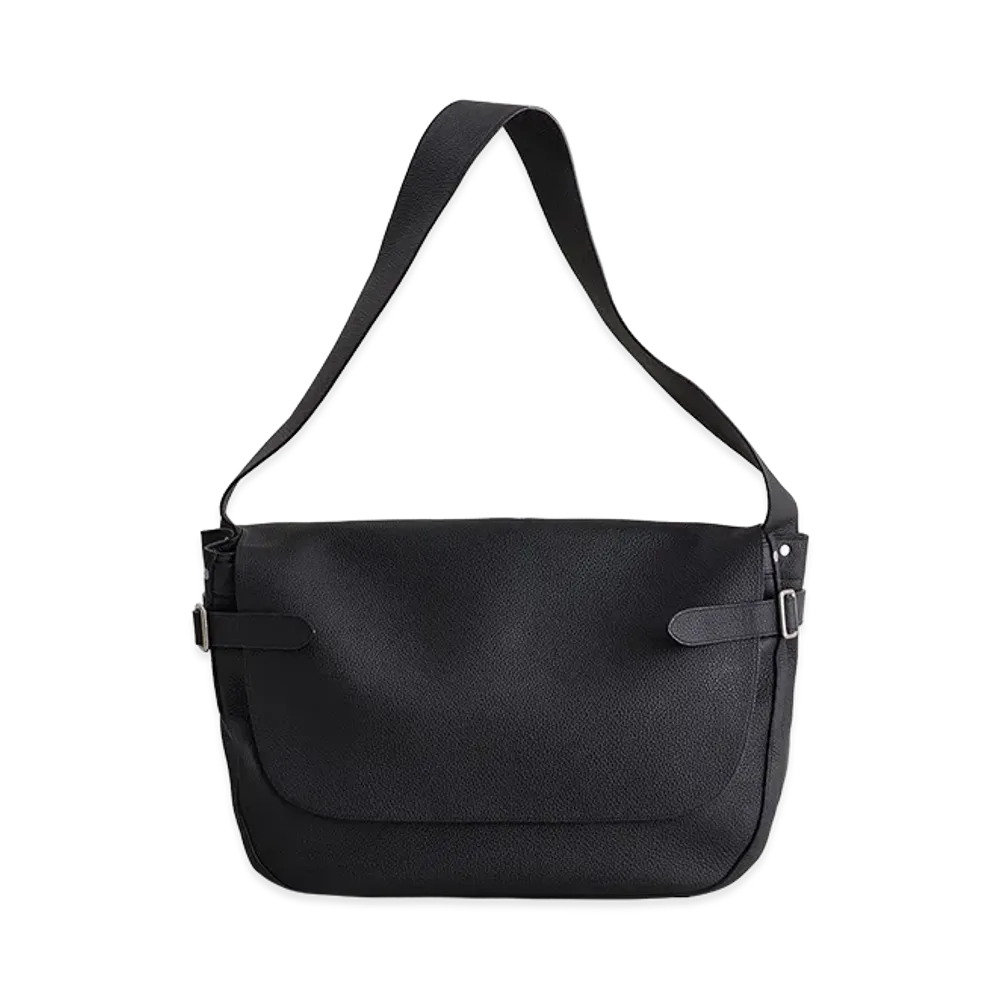 NICENESS The Hefner Postman Bag "Black"