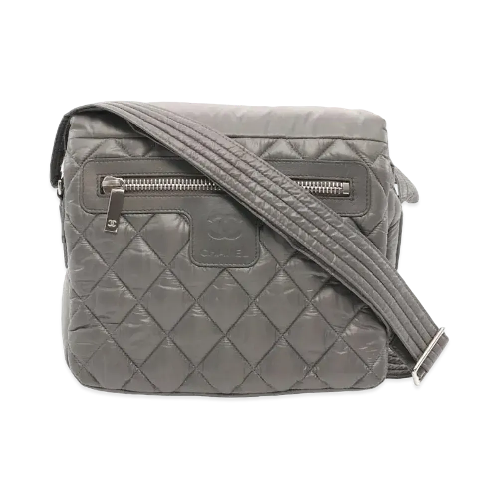 CHANEL COCO Cocoon Shoulder Bag "Gray"
