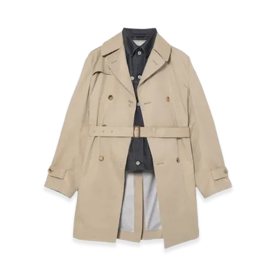 JUNYA WATANABE Coat "Neutrals/Blue"
