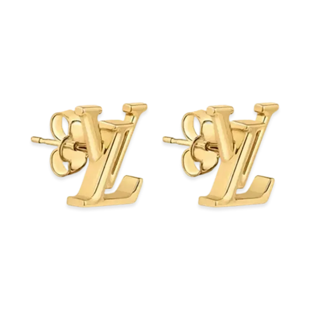 Louis Vuitton LV Iconic Enamel Earrings "Gold"