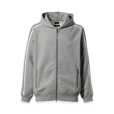 NEEDLES x Nubian Zipped Cotton Jersey Track Hoody - Nubian Exclusive "Grey"