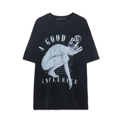 A GOOD BAD INFLUENCE THE GIRL T-SHIRT "BLACK"