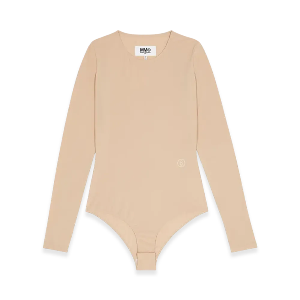 MM6 Maison Margiela Women's Long Sleeve Bodysuit "Alba"