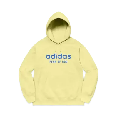 FEAR OF GOD ADIDAS PULLOVER HOODIE "Yellow"