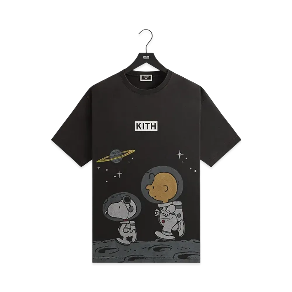 Kith x Peanuts Space Vintage Tee "Black"