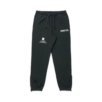 UNDEFEATED DEPT ZIP SWEATPANT - 60056 "Black"