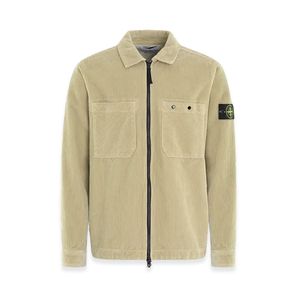 Stone Island 11604 Corduroy Shirt Jacket - 24FW "Stucco"
