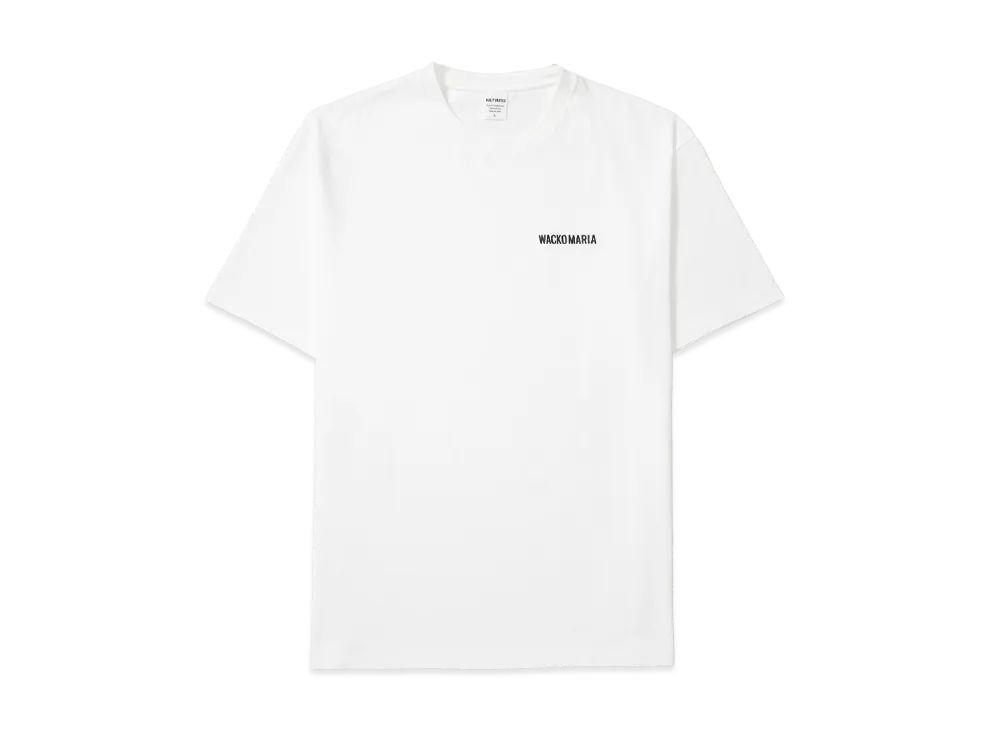 WACKO MARIA Washed Heavy Weight T-Shirt "White"