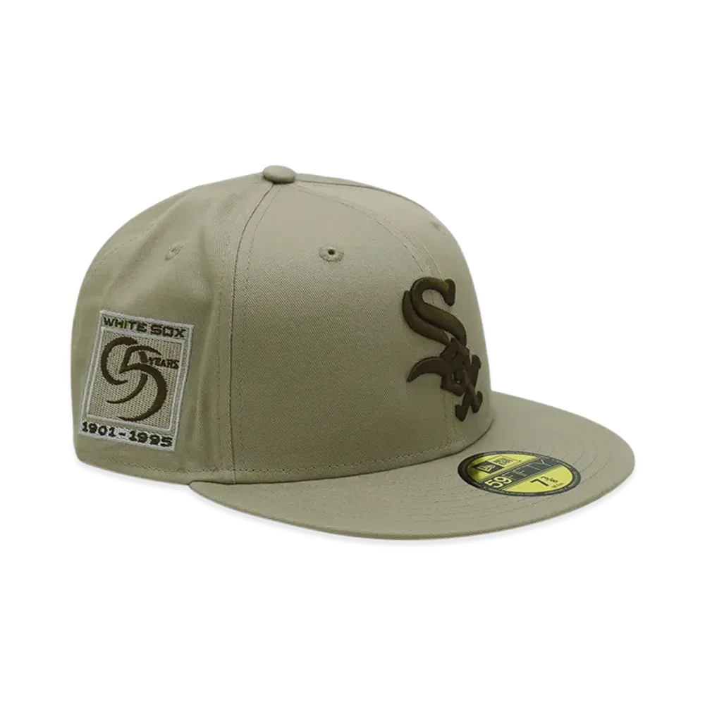 NEW ERA x THE CAP 59Fifty Unwind Mocha Chicago White Sox "Pebble"