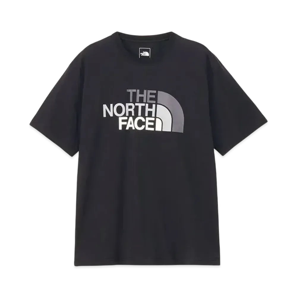 The North Face Short Sleeve Flash Dry Colorful Logo Cotton Tee "Black"
