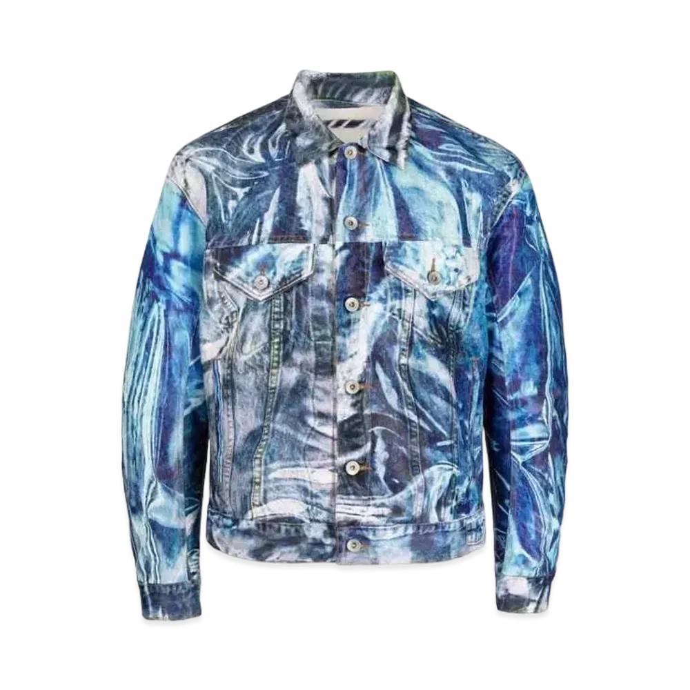 doublet Graphic Denim Jacket "Indigo Blue"