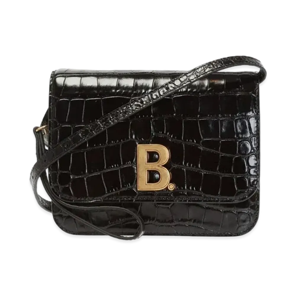 BALENCIAGA Shoulder Bag Calfskin "Black"