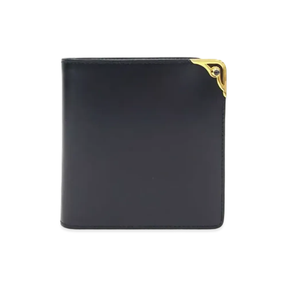 Cartier Sapphire Line Calf Leather Wallet "Navy"