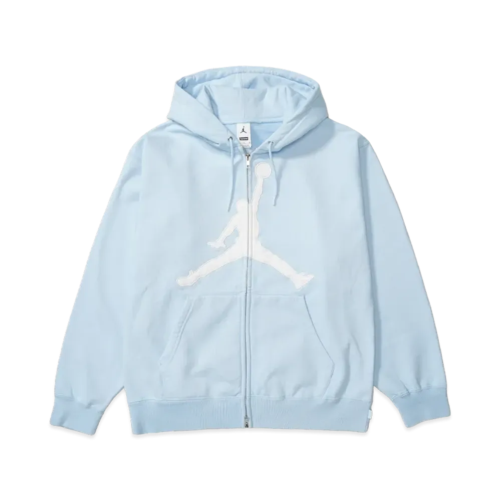 Supreme x Jordan Hooded Sweatshirt "Light Blue"