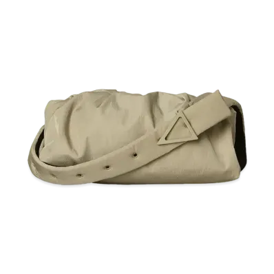 Bottega Veneta Body Pouch Nylon Crossbody "Sand"