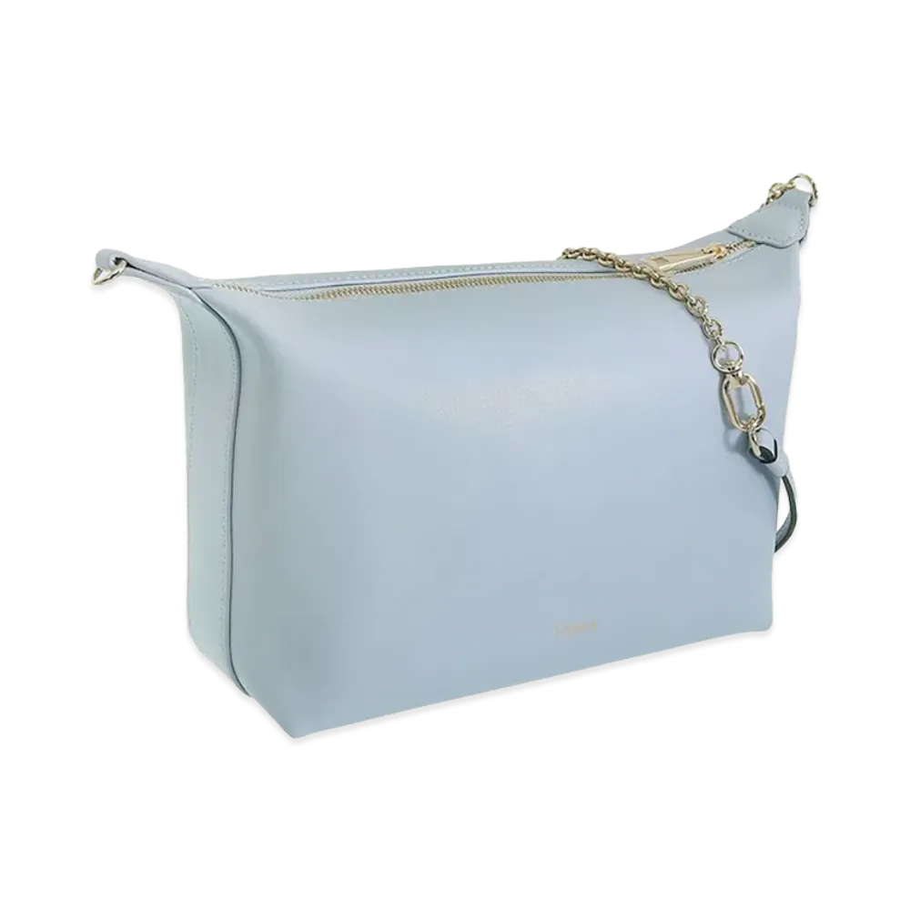 FURLA Furla Nuvola Mini Crossbody Hobo "Blue"