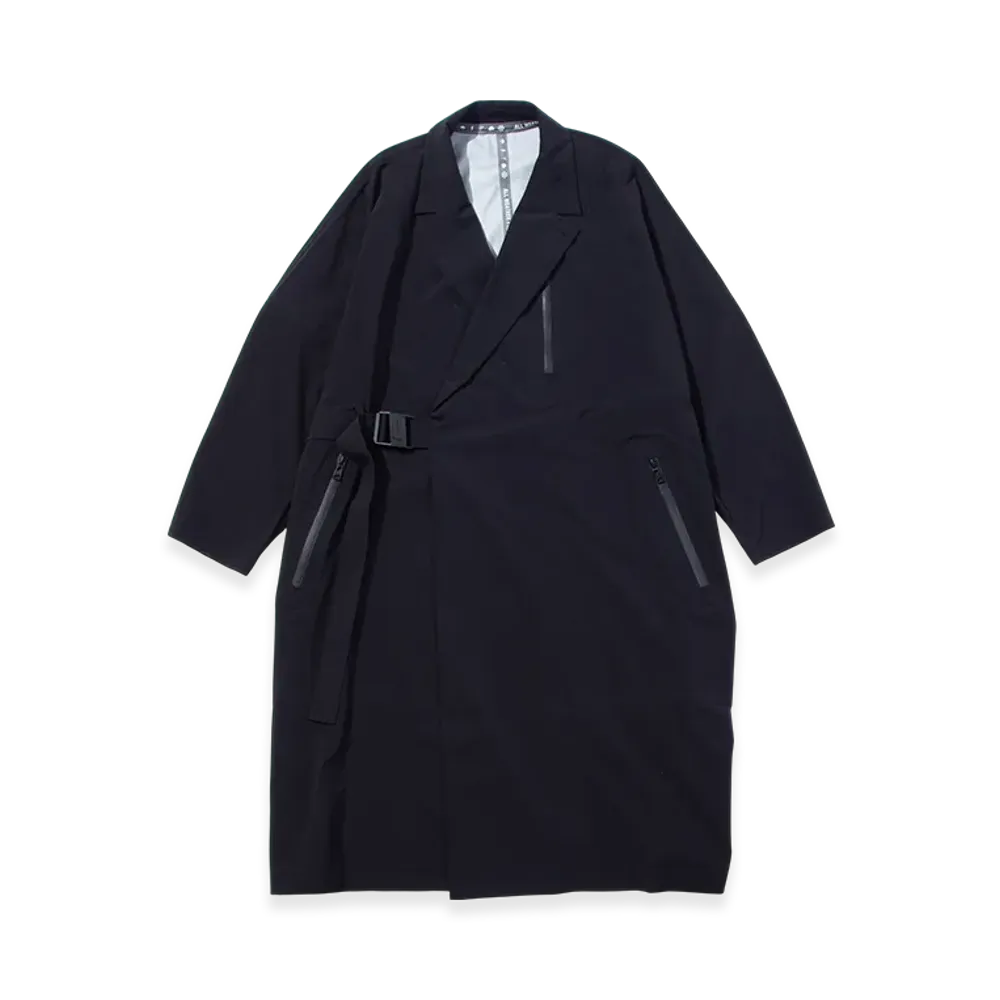 F/CE. Pertex Waterproof Wrap Coat "Black"