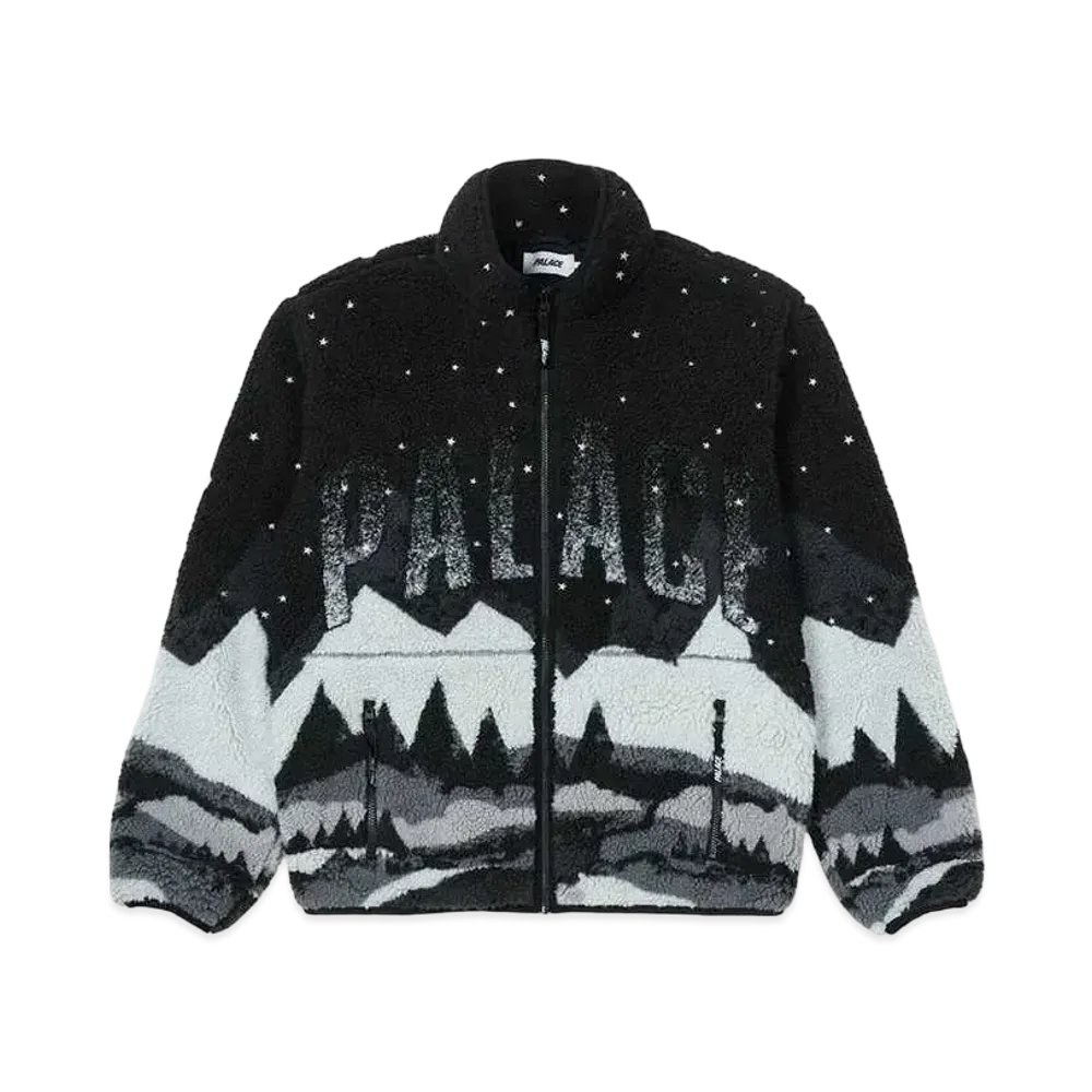 PALACE Peak Funnel Fleece "Black"