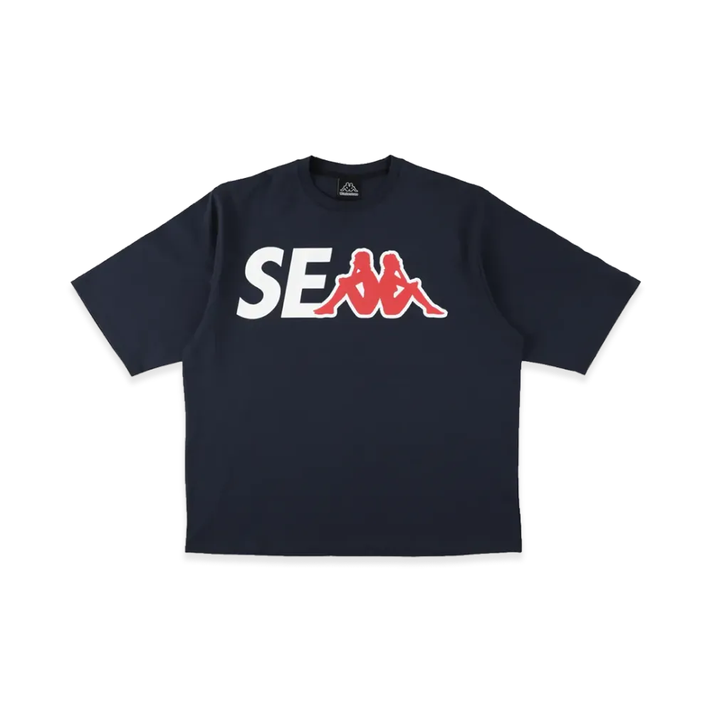 WIND AND SEA x KAPPA S/S Og Sea Tee "Navy"