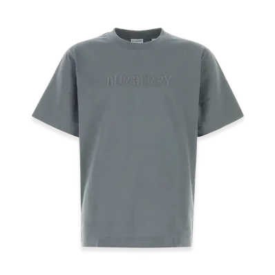 Burberry Cotton T-Shirt "Gray/Dark Grey"