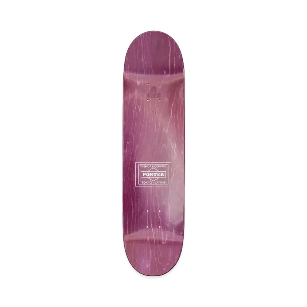 PALACE x PORTER YOSHIDA Skateboard Deck "Black/Purple"