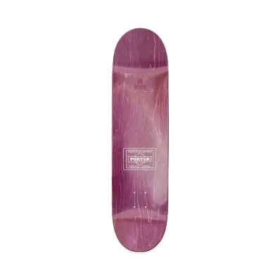 PALACE x PORTER YOSHIDA Skateboard Deck "Black/Purple"