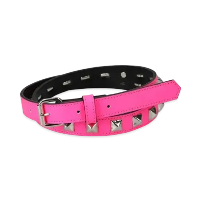 PHINGERIN Half Studs Belt "Pink"