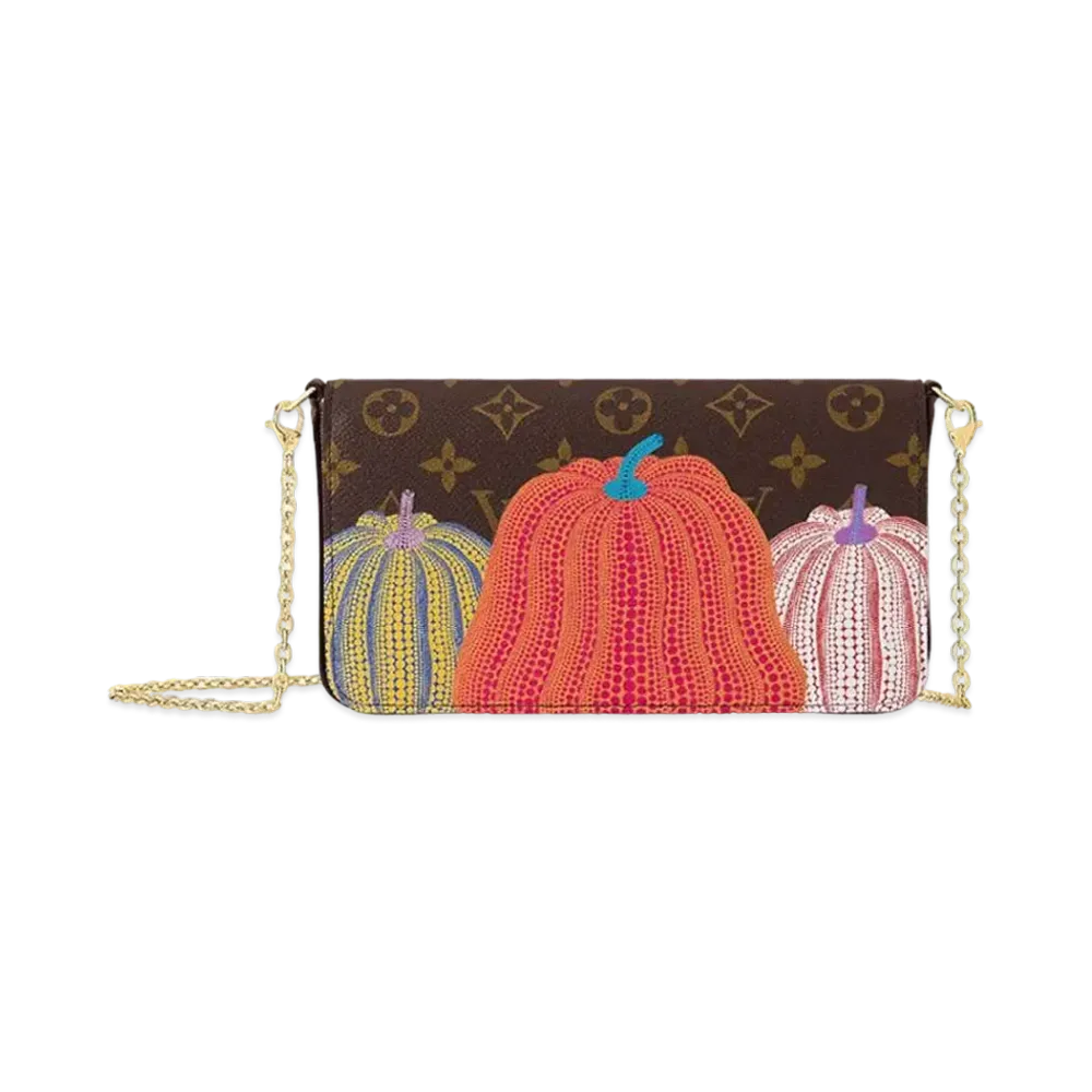 Louis Vuitton x Yayoi Kusama Felicie Pochette Monogram Pumpkin