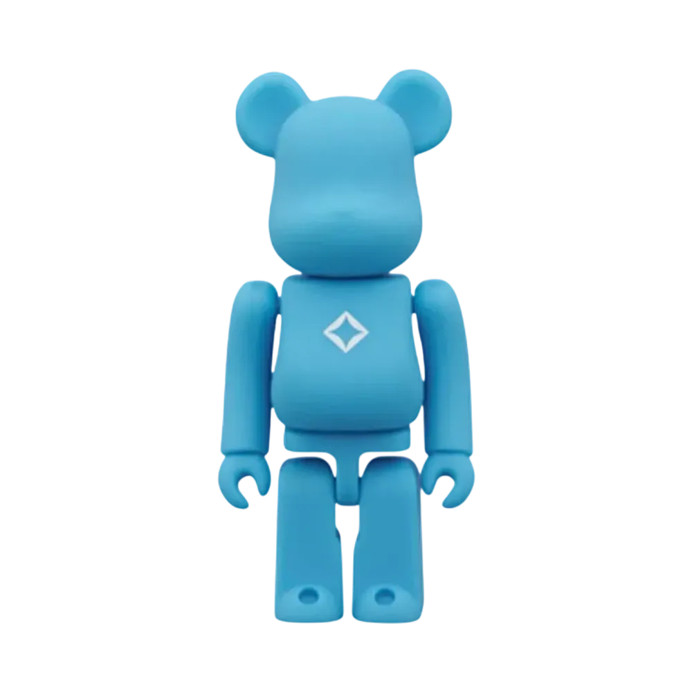 MEDICOM TOY "BEARBRICK" 5th Anniversary Helinox 100% Cyan
