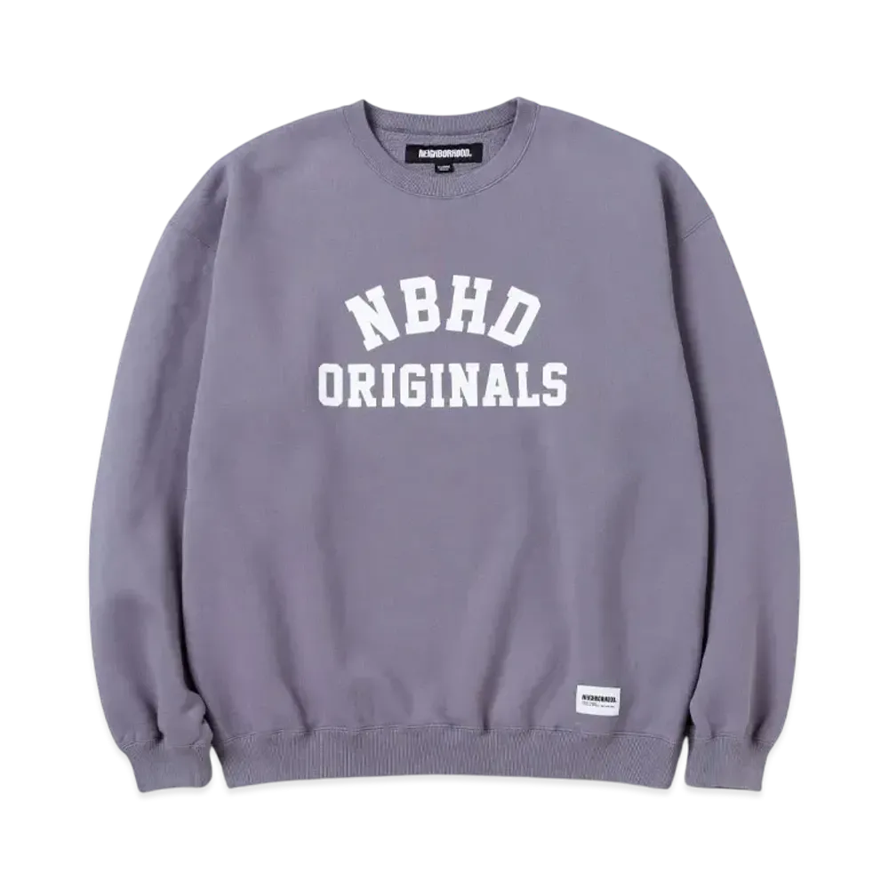 NEIGHBORHOOD Basic Sweat Shirt LS "Gray"