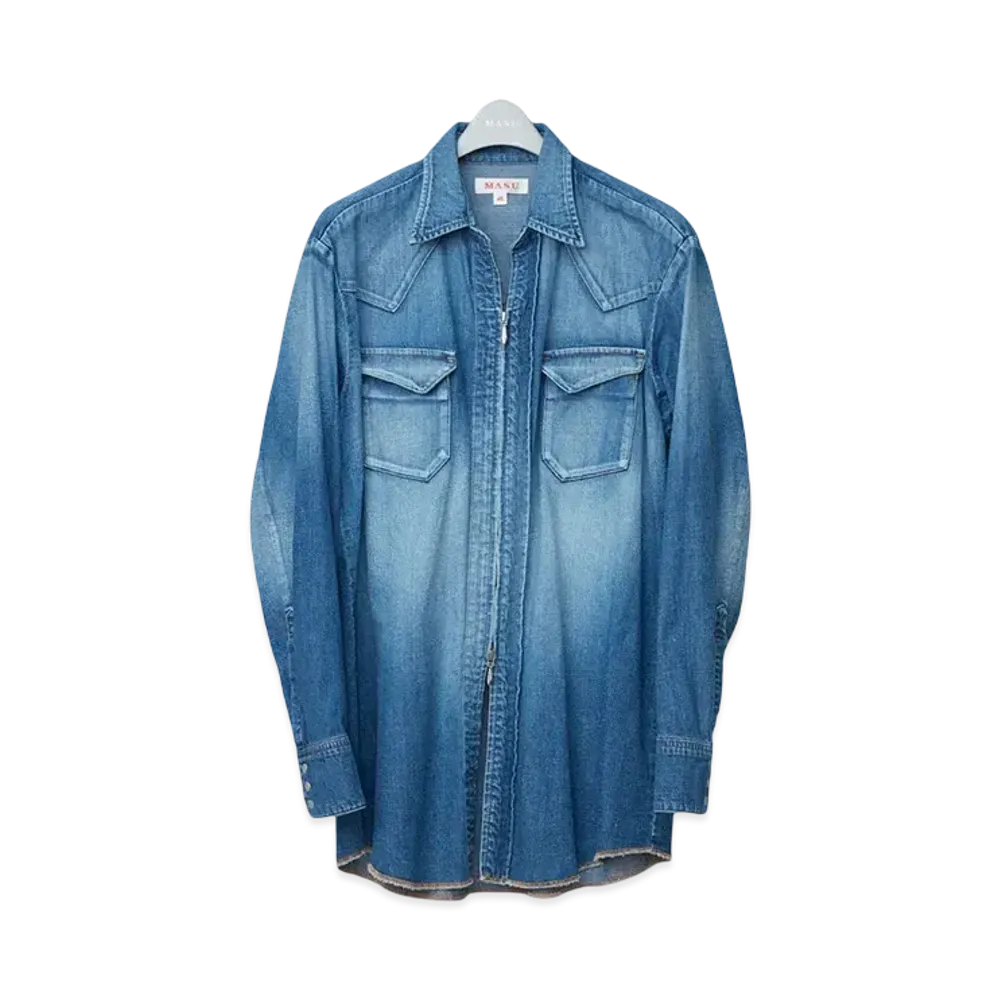 MASUBOYS Western Shirt "Faded Indigo" MBSS-SH0224