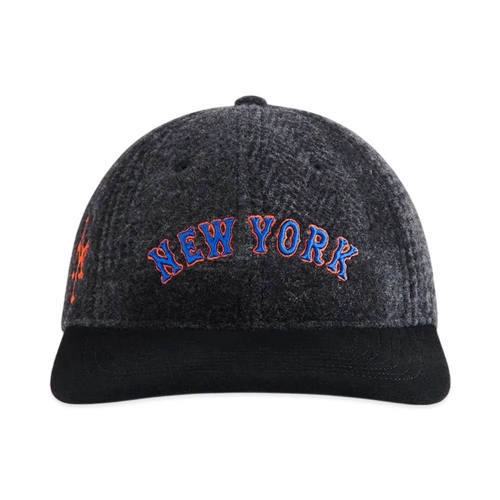 Kith x '47 for the New York Mets Patchwork Wool Franchise LS Cap "Shadow"