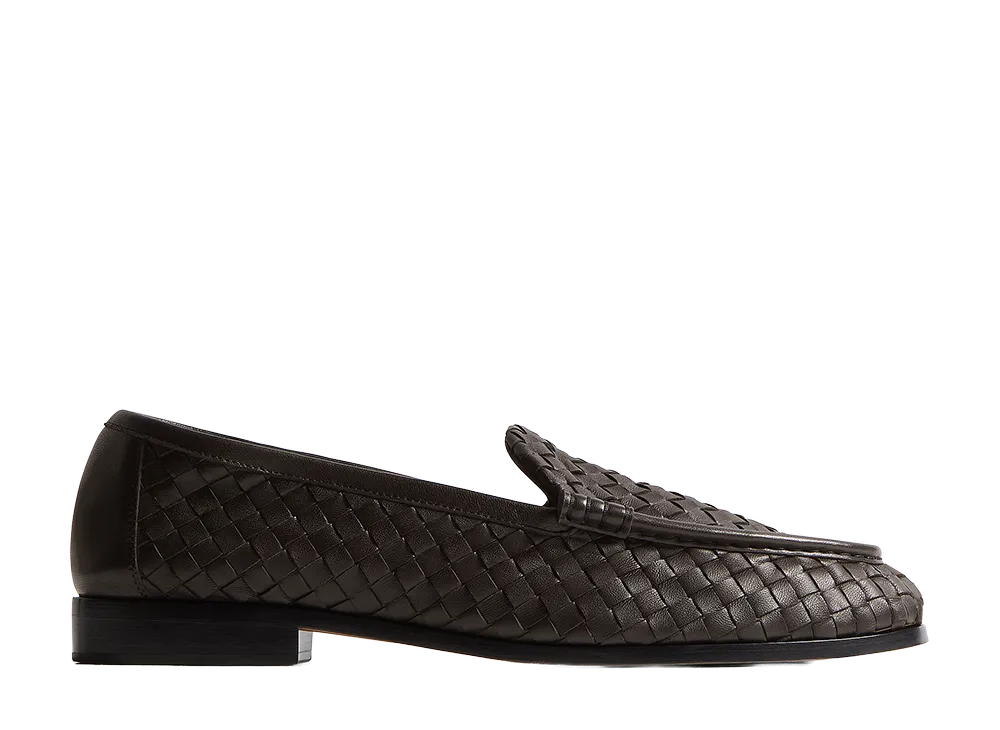 Bottega Veneta Silenzio Loafers "Espresso"