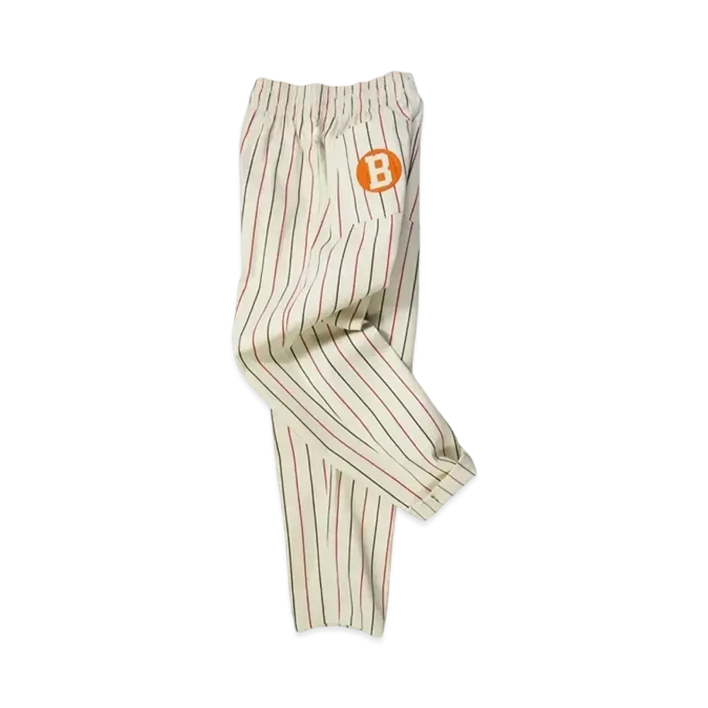 COOKMAN Ballpark Chefpants Collection Chef Pants Stripe "Off White"