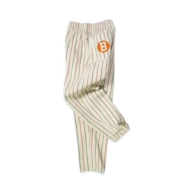 COOKMAN Ballpark Chefpants Collection Chef Pants Stripe "Off White"