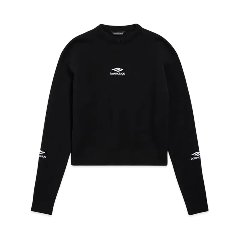 BALENCIAGA Women's Ski Crewneck "Black"