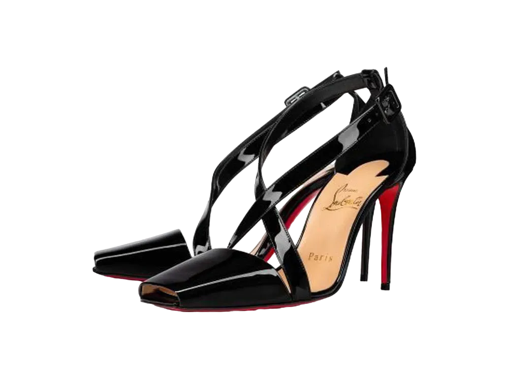 Christian Louboutin Ambretta Cross 100 mm "Black"