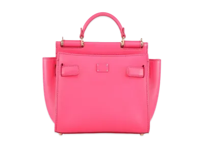 Dolce&Gabbana Sicily 62 Soft Bag Small Tahiti Calfskin "Fuchsia"