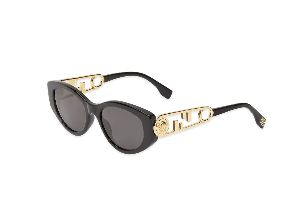 FENDI x Versace Fendace Black Acetate Sunglasses "Black"