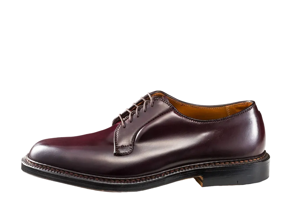 ALDEN Clipper Oxford Barrie Shell Cordovan "#8 Dark Burgundy" 990 D Double Leather Sole