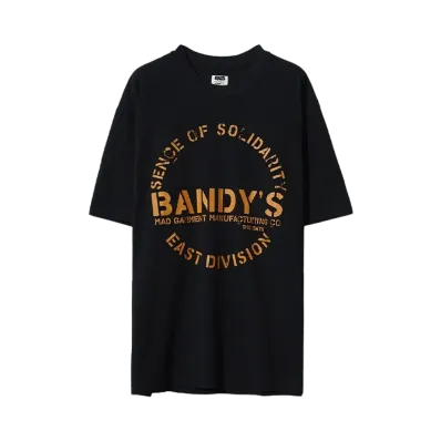 RATS STAMP LOGO TEE "BLACK"