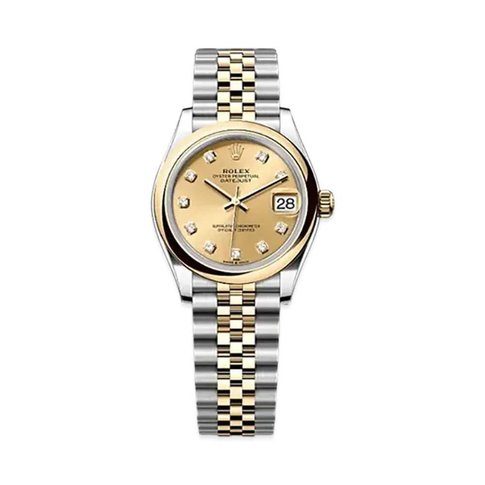 ROLEX Datejust 31mm Oystersteel & Yellow Gold 278243 "Champagne-colour"