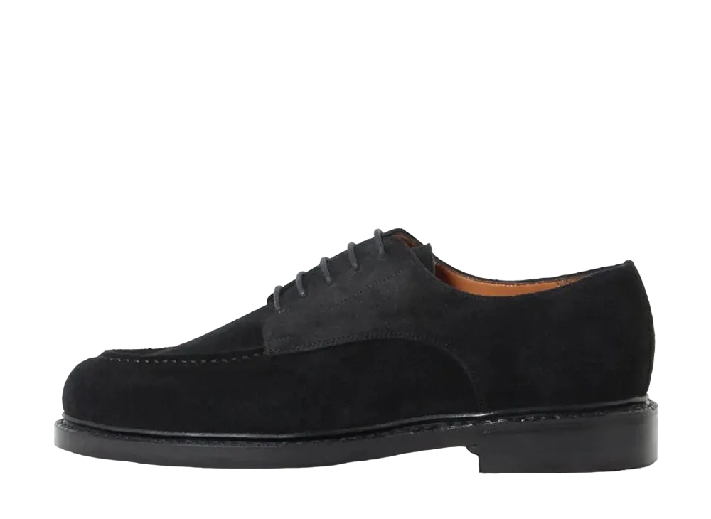 Jalan Sriwijaya Derby Shoes 18045 Suede "Black" 99030 Dainite Sole