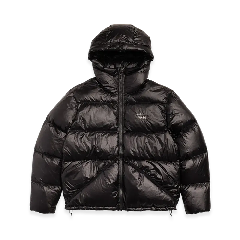 Stussy Micro Ripstop Down Parka "Jet Black"