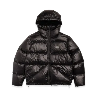Stussy Micro Ripstop Down Parka "Jet Black"