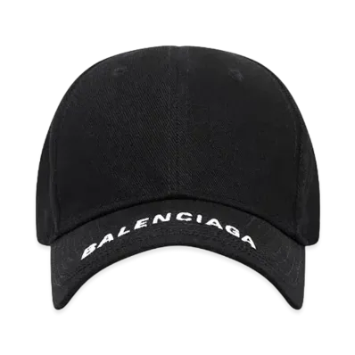BALENCIAGA Visor Logo Cap "Black"