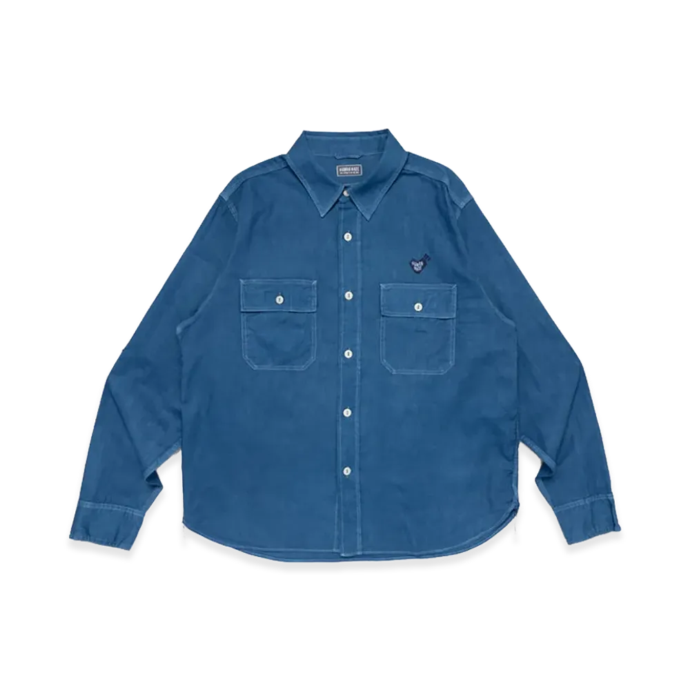 HUMAN MADE Indigo Dye Work Shirt "Indigo"